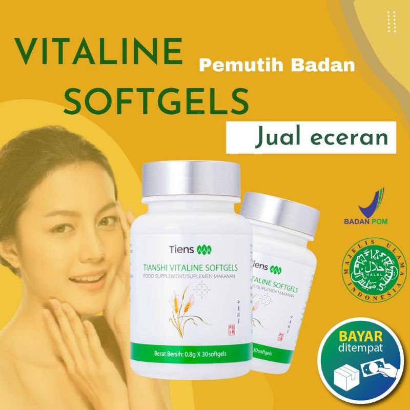 Vitaline Tiens Suplemen Pemutih Badan Terbaik Di Dunia Ampuh Mencerahkan Kulit Seluruh Tubuh