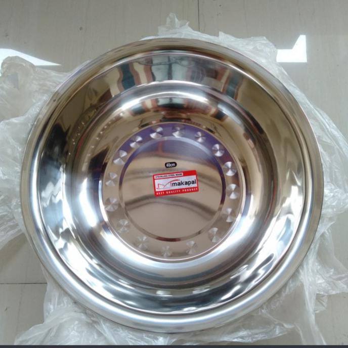 ✅Murah baskom stainless 40 cm