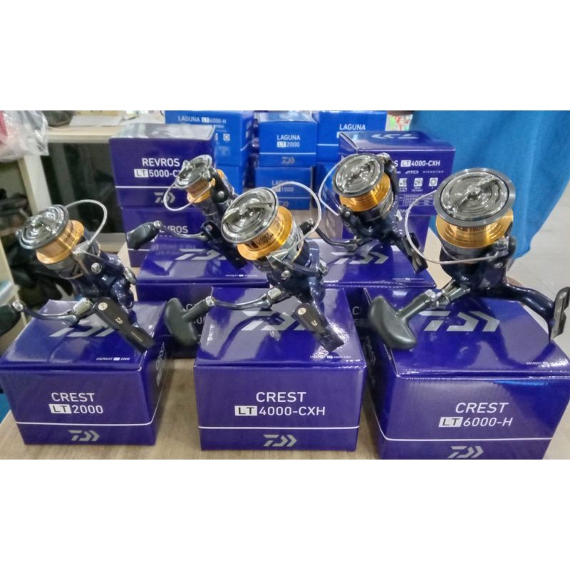 reel spining murah daiwa Crest Made in Vietnam size 2000. 3000. 4000. 5000. 6000
