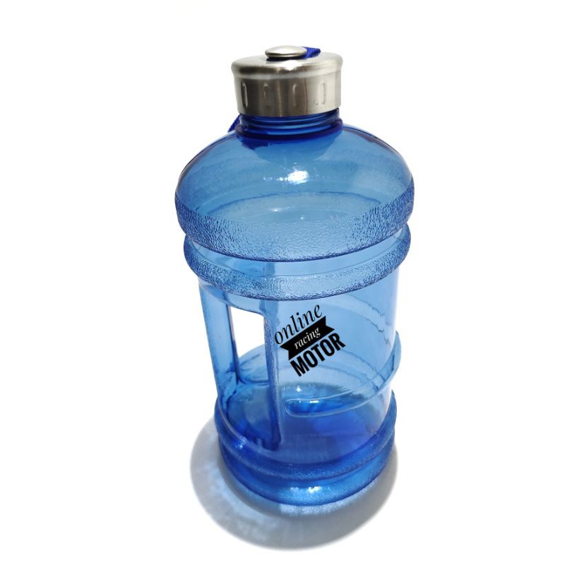 botol air minum galon gym serbaguna 2.2liter unik botol gym fitness olahraga tutup botol stainless