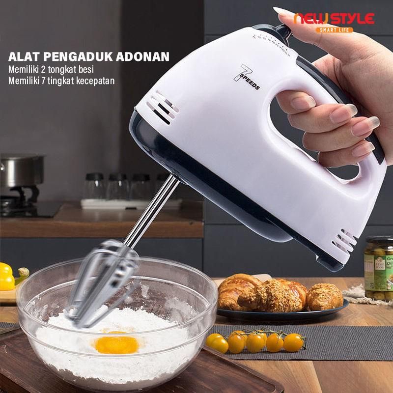 ❤❤❤❤Super Hand Mixer Dengan 7 Kecepatan Free 4 Buah Alat Pengaduk