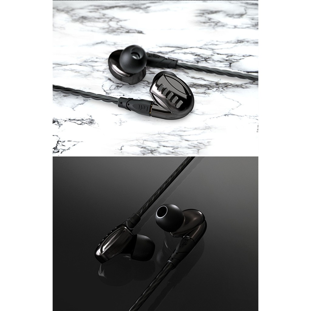 BGVP DM5 2DD+2BA Hybrid - HIFI - IEM with mic - MMCX