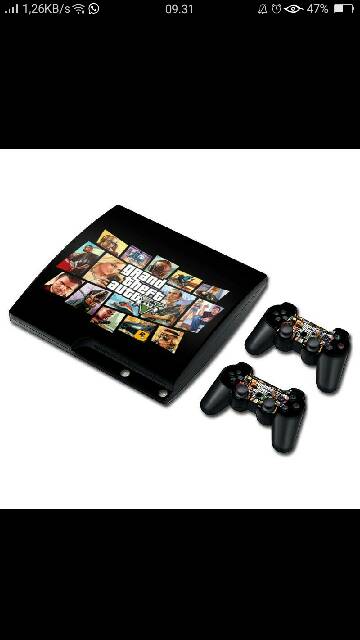 garskin atau sticker ps3 slim