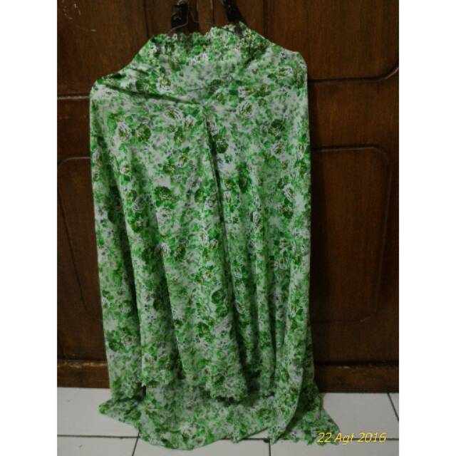 Jilbab syar'i motif bunga