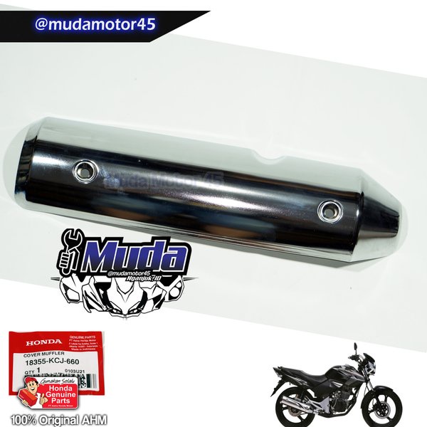 COVER MUFFLER TIGER REVO LAMA 18355-KCJ-660 TAMENG TEBENG TAMENG KNALPOT KENALPOT ORI GINAL