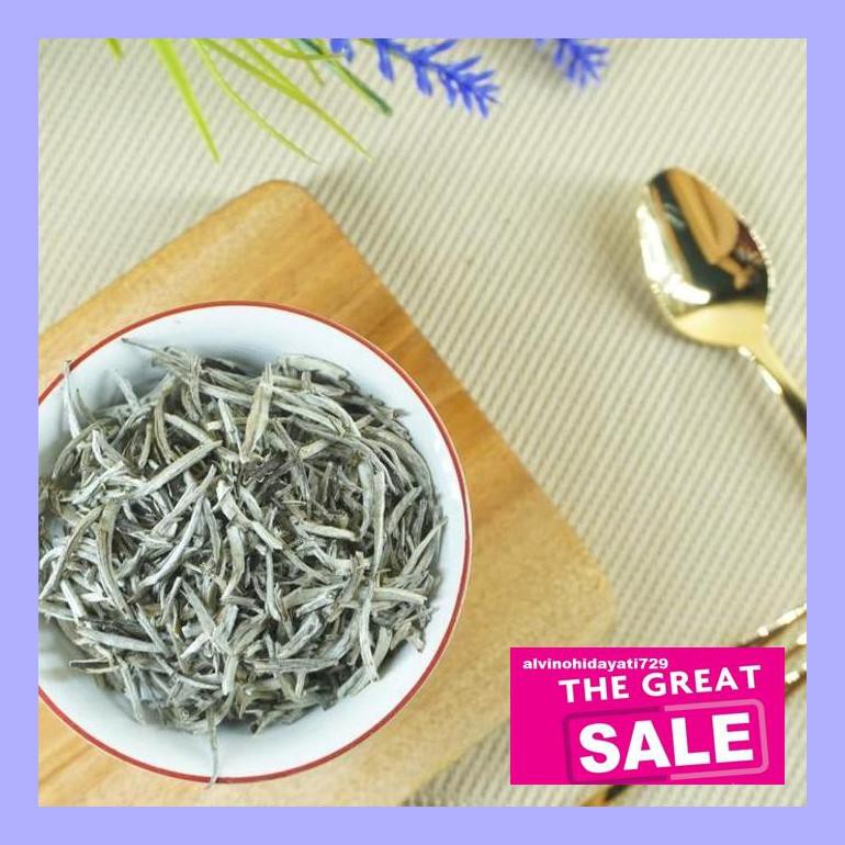 

A50Teh0 White Tea Silver Needle/ Teh Putih 50Gr Te40Hs0