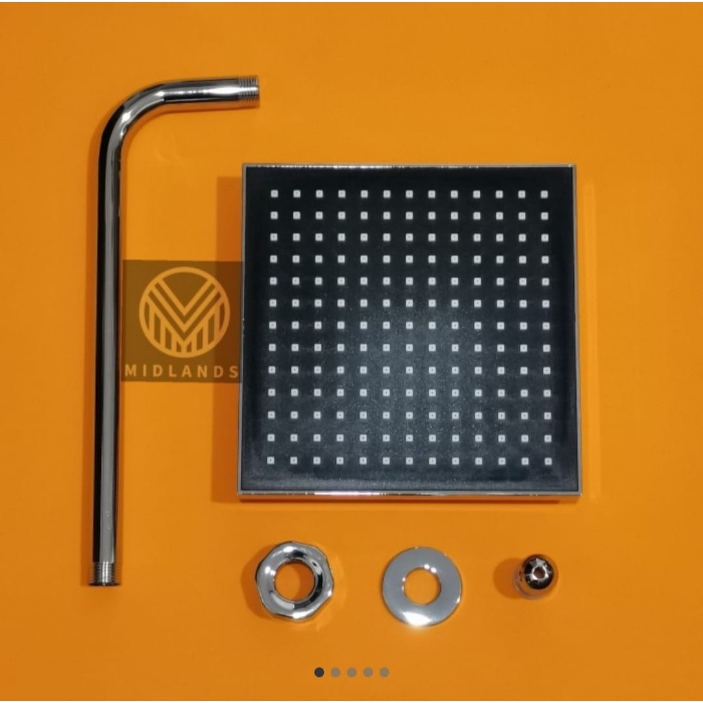 Wall Shower / Shower Tanam Stainless / Wall Shower Hitam Stainless