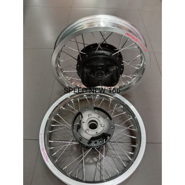 TROMOL SET SCARLET DBS PLUS JARI TDR PLUS VELG ROSSI SET 185 x 215 x 250 x300x 350x14 N MAX OLD -N M