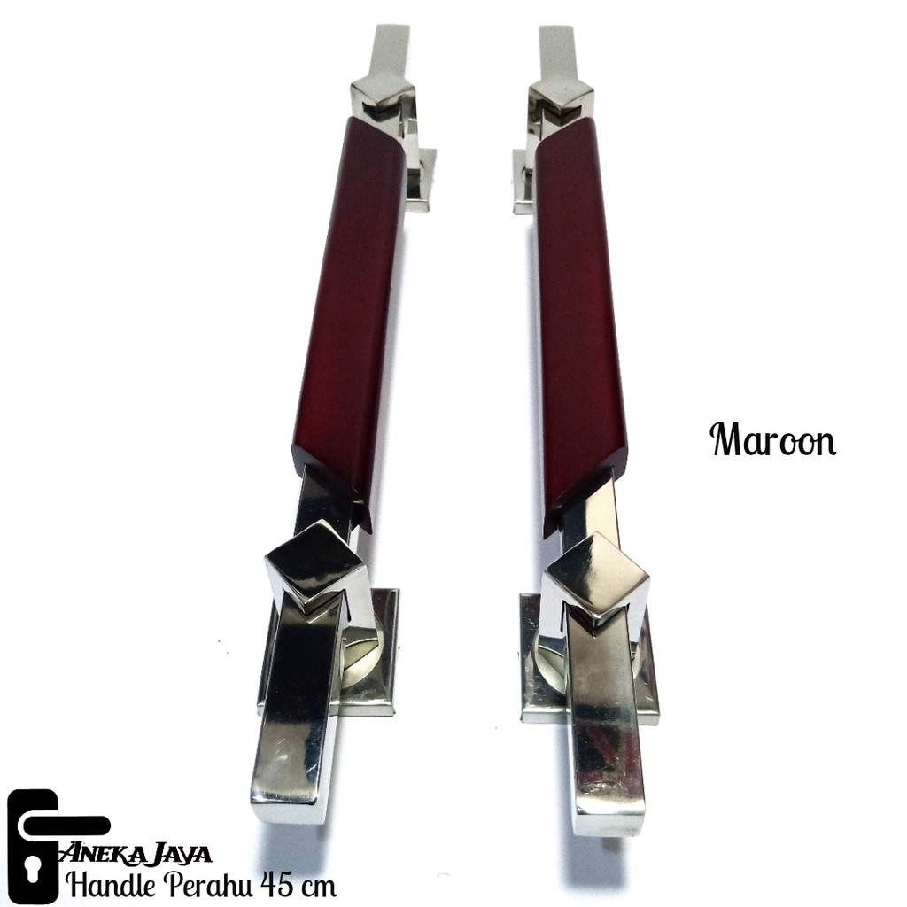 [ Satu set ] Gagang Pintu / Tarikan Pintu Rumah Stainless / body kunci / Handle Pintu rumah 45 cm