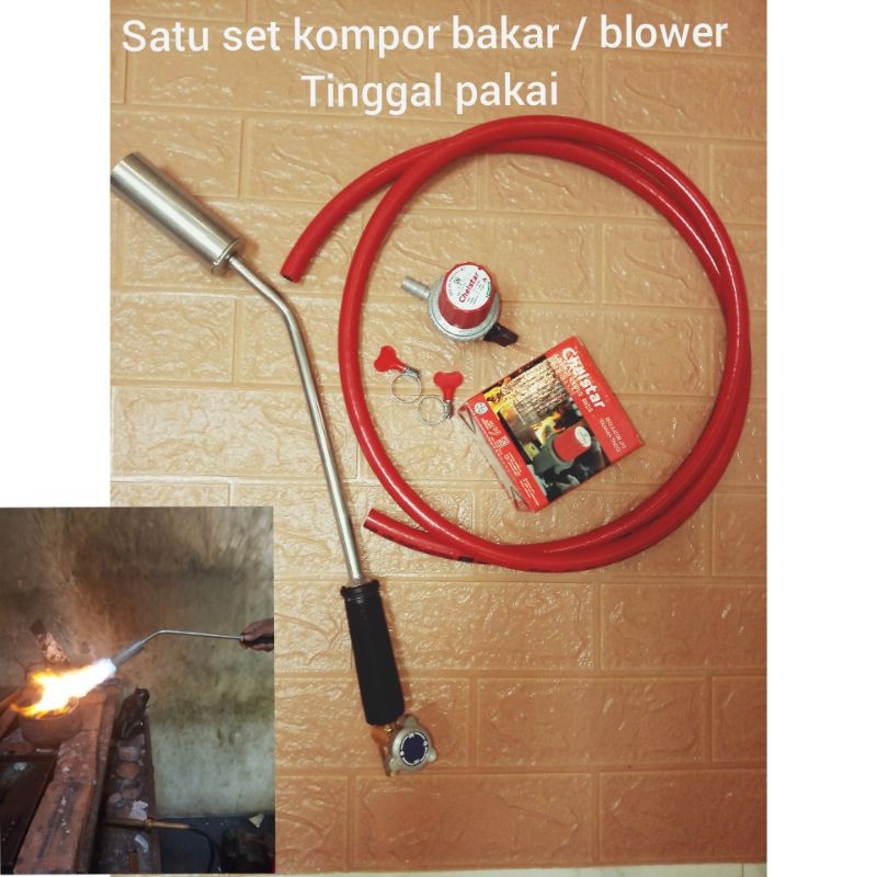 Jual Kompor Bakar Komplit Cm Blower Lengkap Meter Kompor Tikus