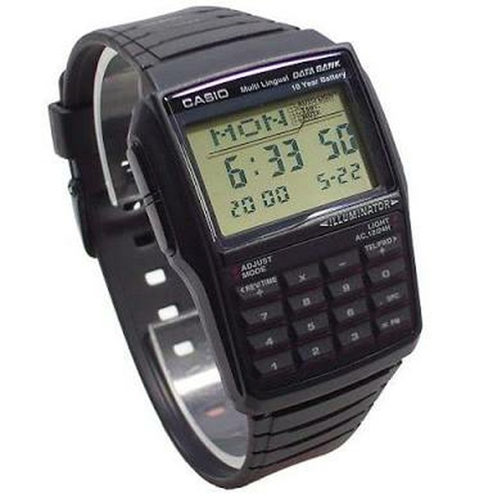 Jam Tangan Pria Databank Casio Original DBC-32-1 Original