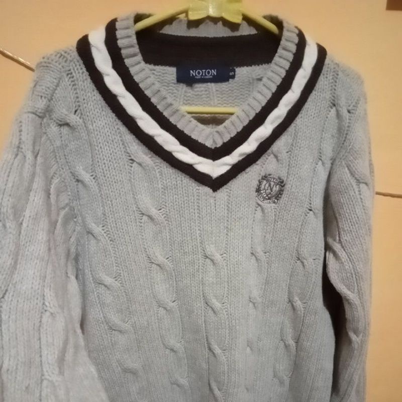 Sweater Rajut Kepang Academia Noton