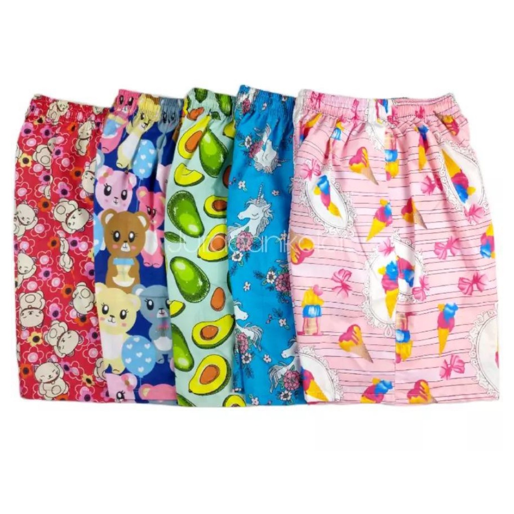 PIYAMA DEWASA PIYAMA WANITA CP LD 106 bunga stripe polkadot-celana random