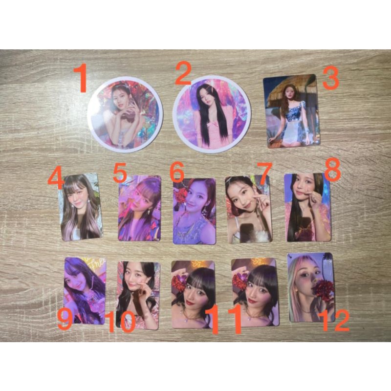 PC lenticular & coaster album TWICE Taste Of Love