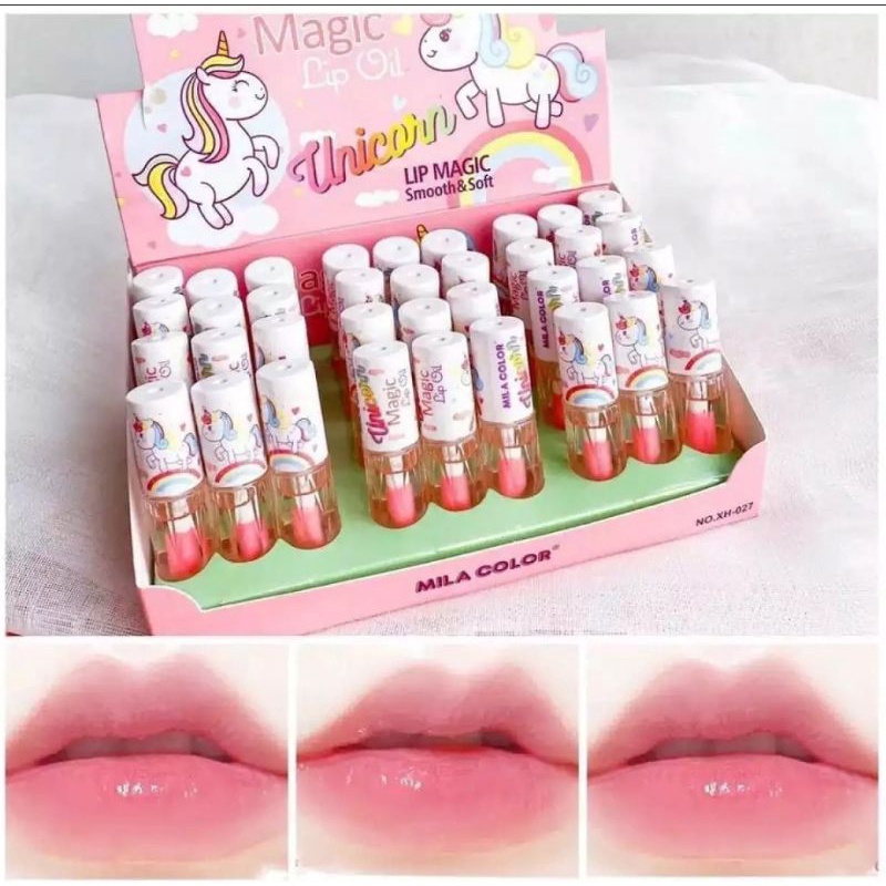 LIP OIL MILA COLOR UNICORN PELEMBAB BIBIR