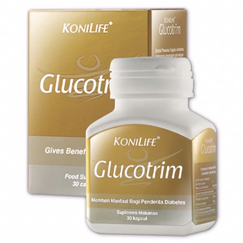 Konilife glucotrim 30 kapsul ( menurunkan gula penderita diabetes )