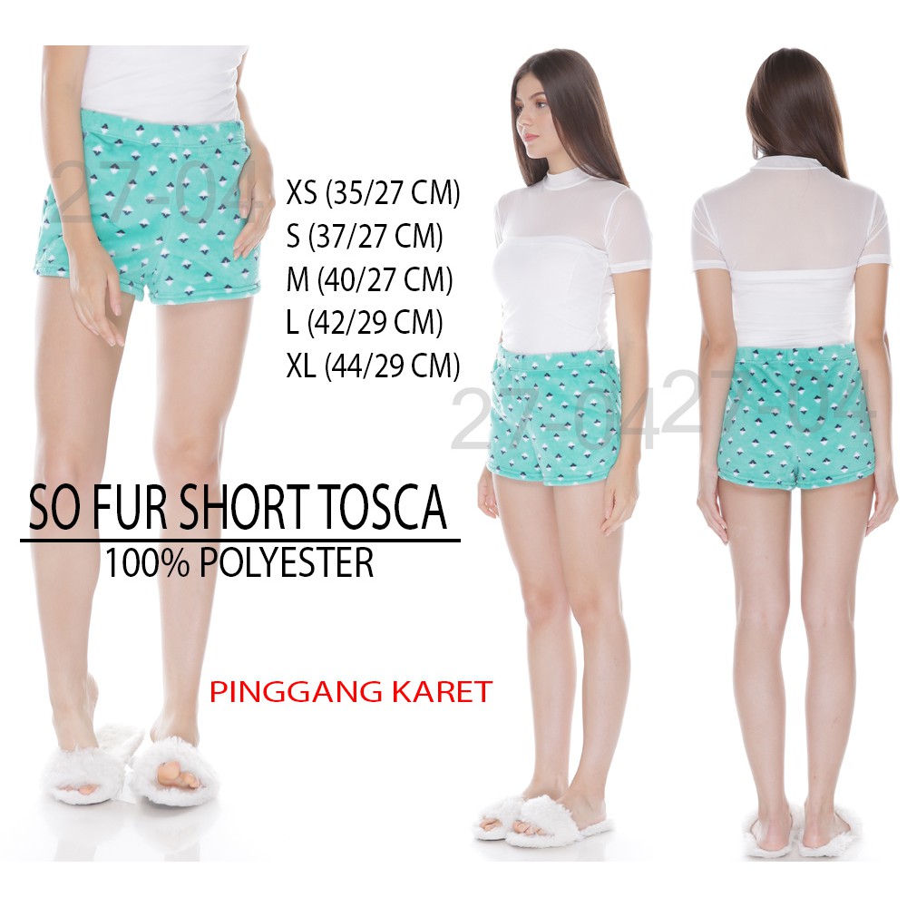  CELANA  PENDEK  WANITA  S O FUR SHORT SOP19 Shopee  Indonesia