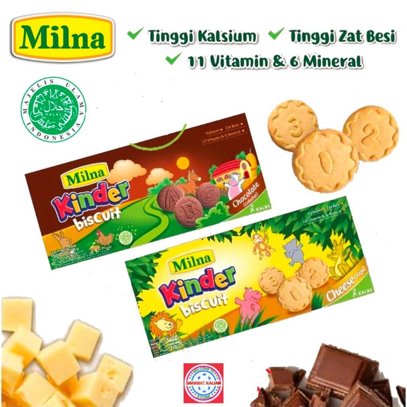 MILNA KINDER BISKUIT 110GR PER 1 BOX