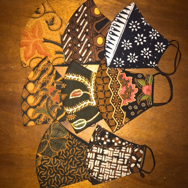 Masker Batik/Masker Batik Premium Harga Murah/ Masker Wajah / Masker Kain Batik / Masker Bolak Balik