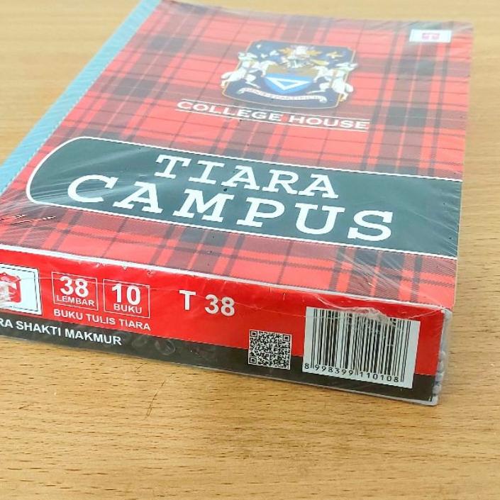 

Best! Buku Tulis Tiara Kampus 38 Lembar 1 Pack dapat 10 Buku