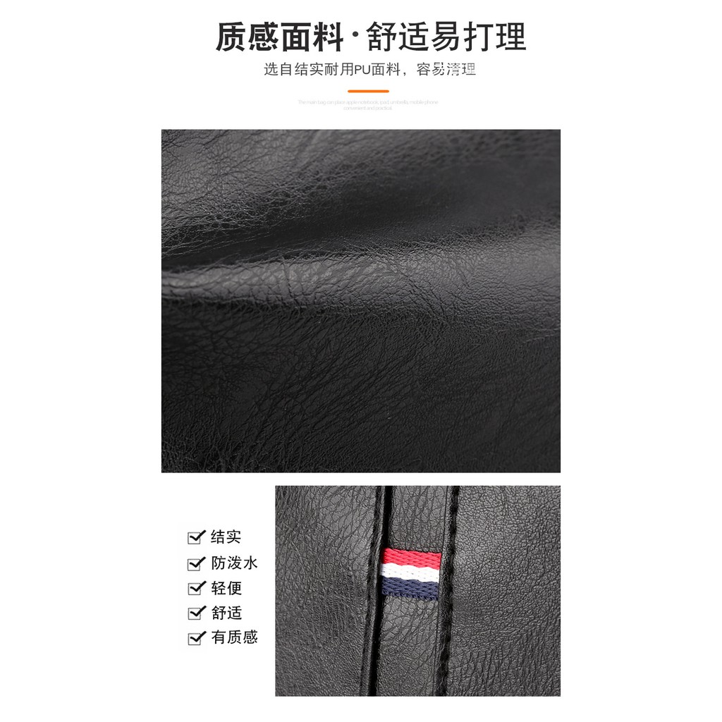 [ORIGINAL] JINGPIN Tas Selempang Kulit Dada/Bahu Pria Import Business Commute Chest Sling Shoulder Bag