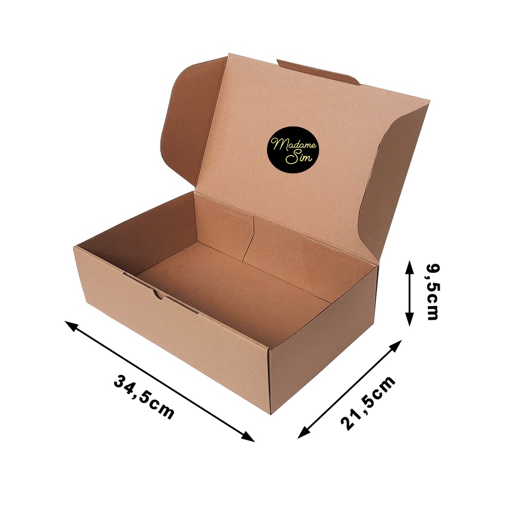 

KOTAK KUE - CAKE BOX - DUS BOLU 34x21x9 (ISI : 10 PCS)