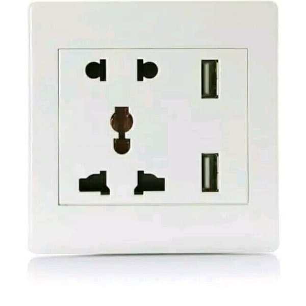 penawaranspesial Stop Kontak USB Charger Pas dengan Inbow Panasonic Diskon