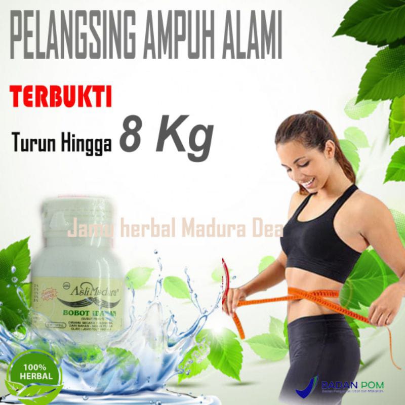 JAMU SUPLEMEN OBAT KAPSUL HERBAL DIET HERBAL PELANGSING BADAN PENURUN BERAT BADAN KAPSUL SUSUT PERUT