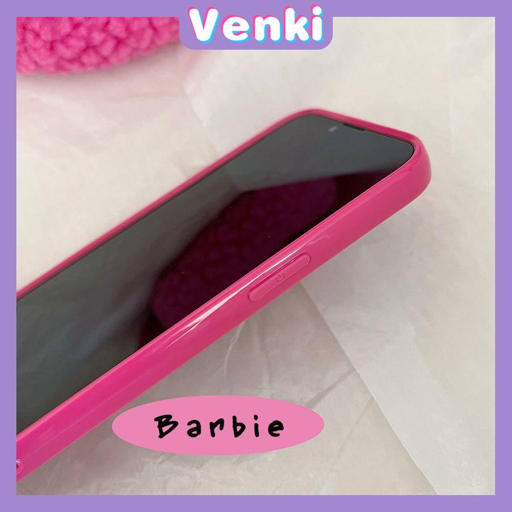 iPhone Case For 14 Series TPU Soft Case Sweet Cute Bowtie Microphone Glossy Rose Pink Candy Case Camera Protection Shockproof For iPhone 14 13 12 11 Plus Pro Max 7 Plus X XR