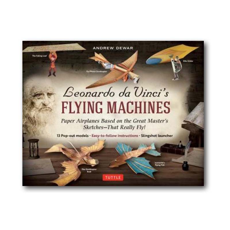 Leonardo da Vinci's Flying Machines Kit - 9780804852241 - Buku Ori Periplus