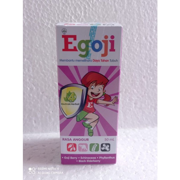 

Egoji syrup 50ml / DAYA TAHAN TUBUH