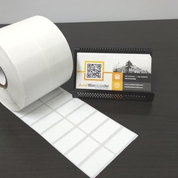 

✫ KERTAS STICKER LABEL PRINTER BARE 33 X 15 MM - 2 LINE - SEMICOATED ➸