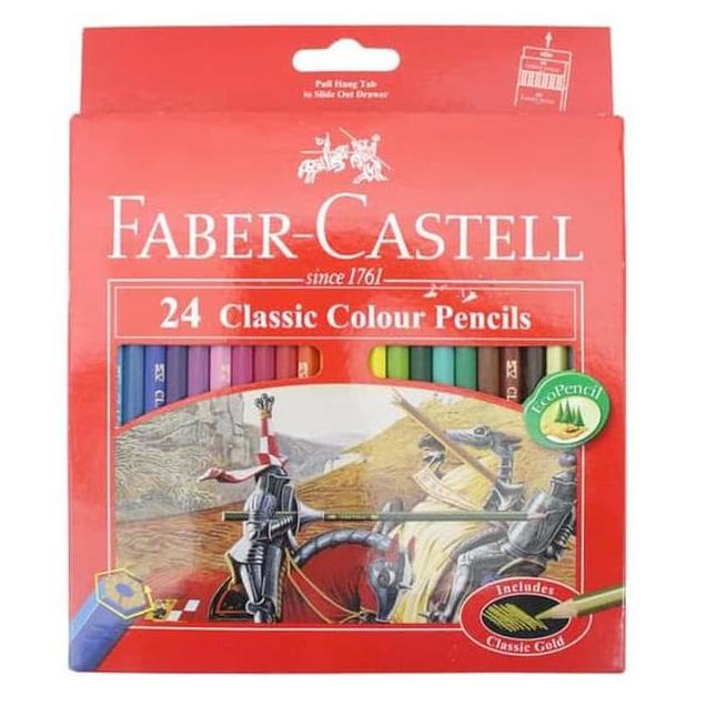 

Harga TERMURAAH.. PENSIL WARNA KAYU 24 WARNA - FABER CASTELL CLASSIC 24 Warna (OFF-52)