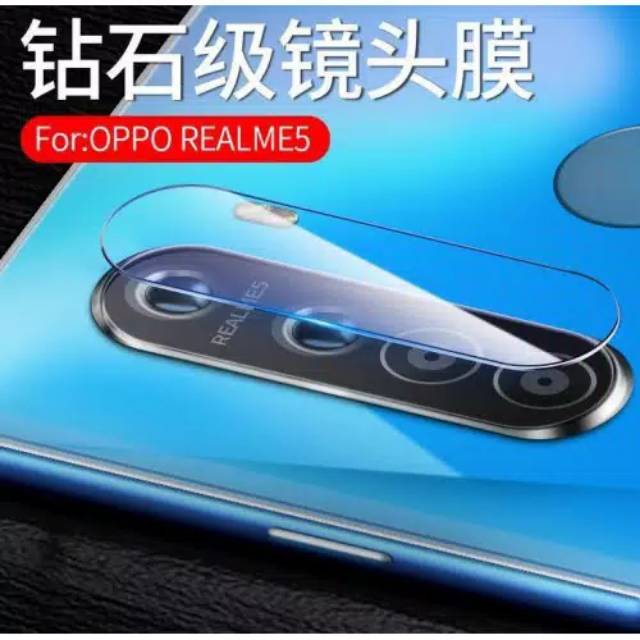 (2in 1)Tempered glass Antiblue full+Lensa camera realme C1/C2/C3/C11/C12/C15/3/3pro/5/5i/5s/5pro