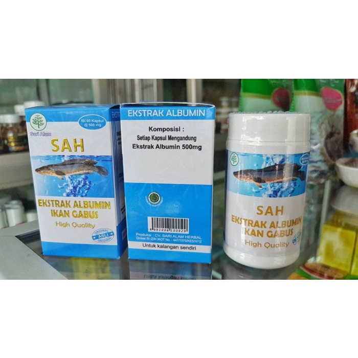 

Kapsul Ekstrak Albumin Ikan Gabus Asli 60 kps