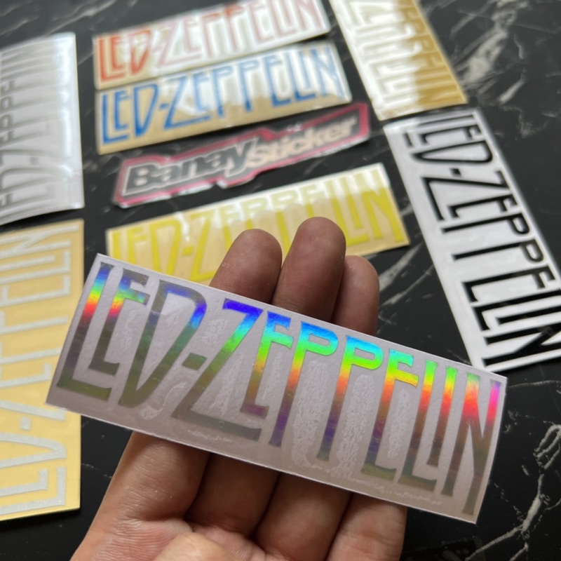 STICKER STIKER BAND LED ZEPPELIN CUTTING