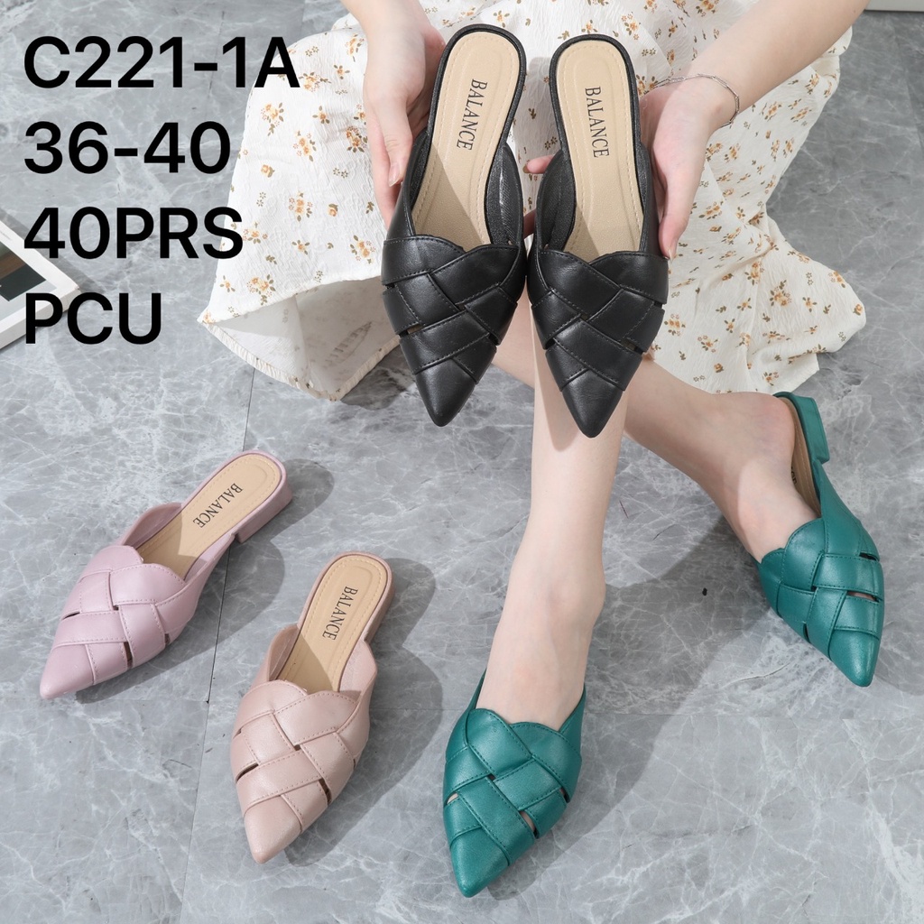 Sandal Jelly/Karet Wanita Mules Cantik Jelly Balance C221