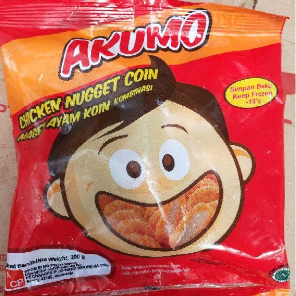 

AKUMO Chicken Nugget Coin Naget Ayam Koin 200 gram