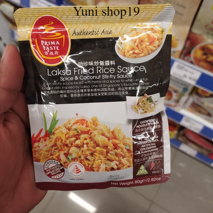 

prima taste laksa fried rice sauce 80gr