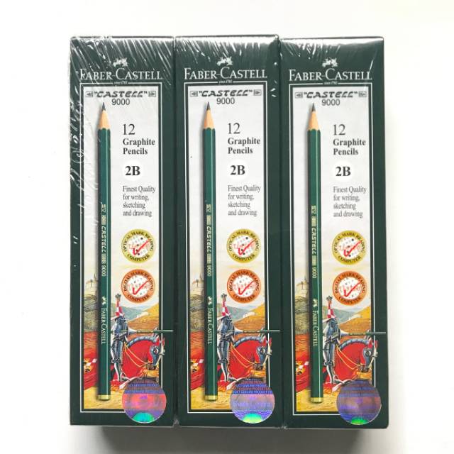 

Pensil 2B 9000 Faber Castell/Pensil 2B