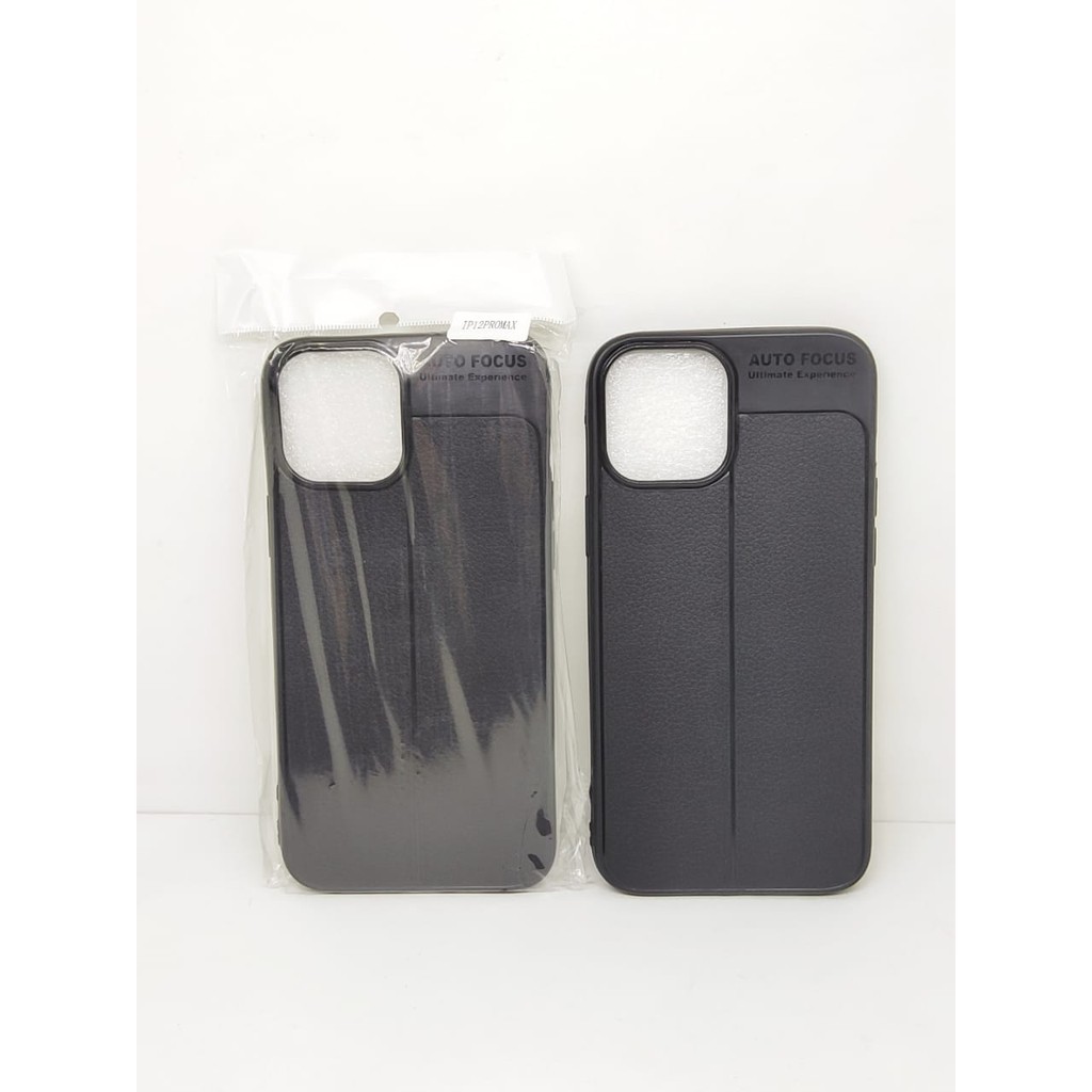 AutoFokus iPhone 12 Pro Max A2411 6.7 inchi Leather Soft Case AUTOFOCUS Motif Kulit Jeruk