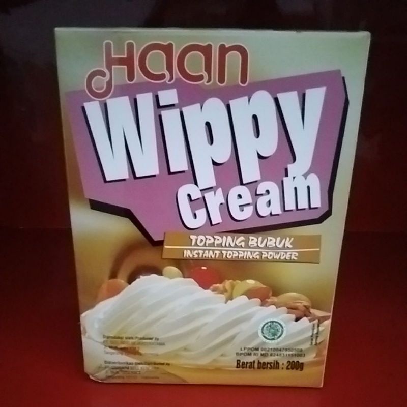 

tbk.aneka||Haan Wippy Cream 200gr
