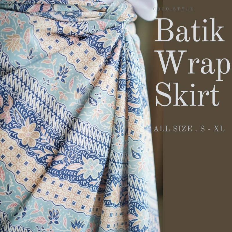 Batik Wrap Skirt | Rok Lilit Batik | Bawahan Kebaya