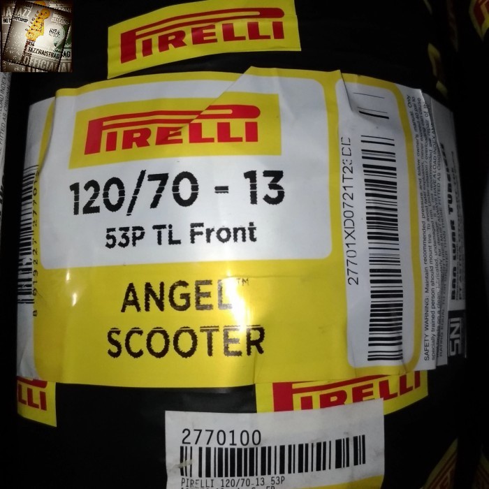 BAN PIRELLI Angel Scooter 120/70-13 Nmax Depan Murahnya Kebangetan...