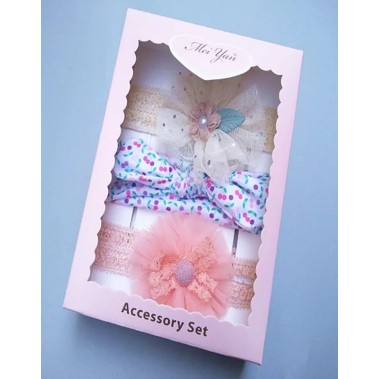 [1KG 15PCS] ❤ LBS  ❤ Set Bandana Bayi Dengan Model Ikatan Pita Bervariasi Box-B.15
