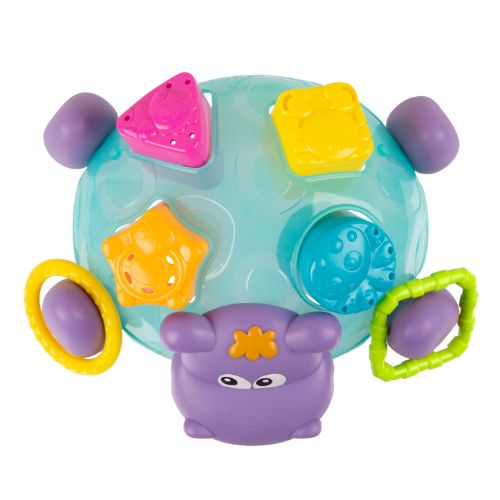 Playgro Float Along Hippo Shape Sorter - Mainan Mandi Anak 6m+