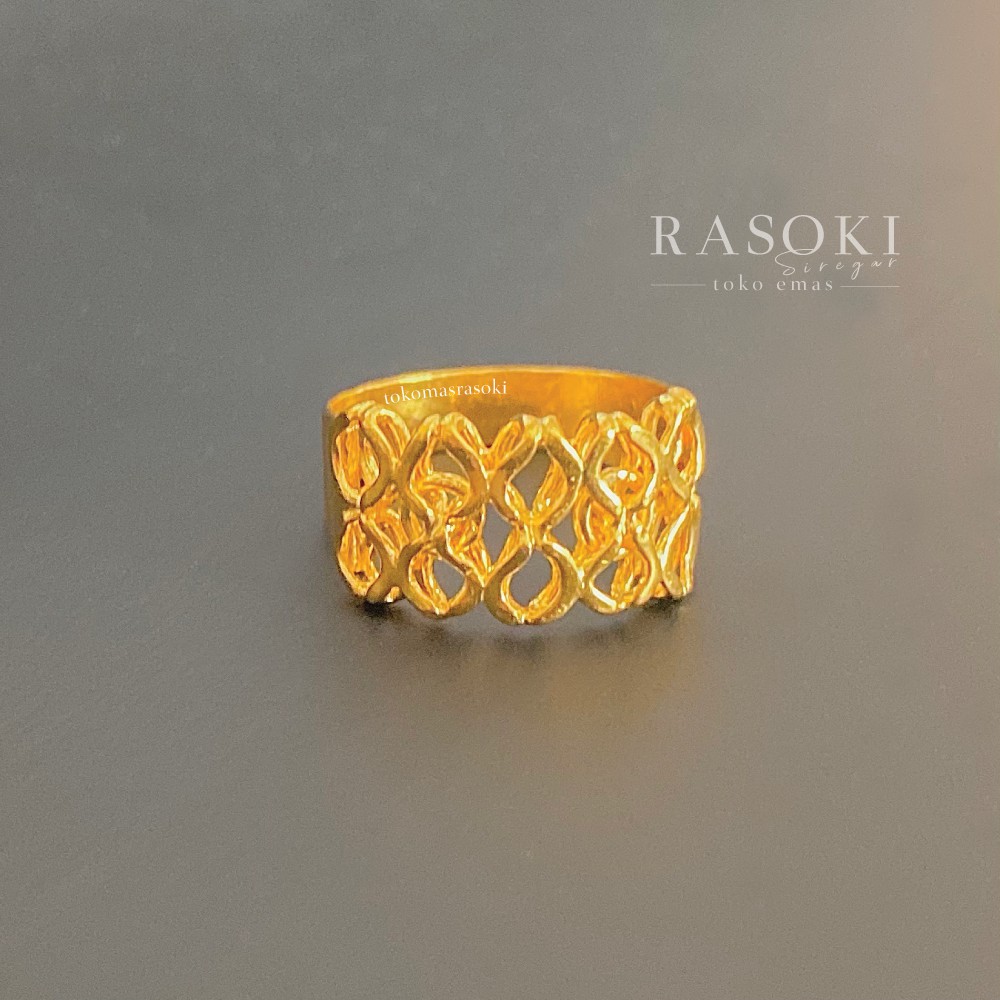 CINCIN EMAS 24 Karat EMAS LONDON LM KADAR 99.9% 3Gram - 5gram | EMAS BALIGE