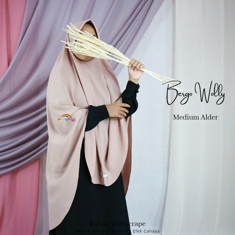 Kerudung khimar pelangi hijab