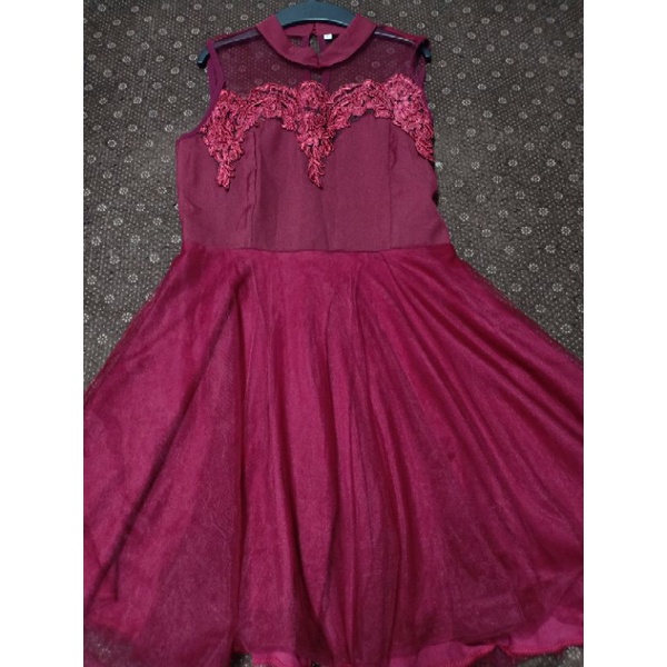 preloved gaun anak remaja size S 12-15 thn