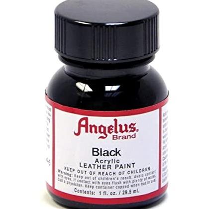 

Open DS] Angelus Black Acrylic Leather Paint Cat Bahan Kulit 1 Oz 29ML